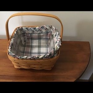 Longaberger 1998 Square Lined Basket